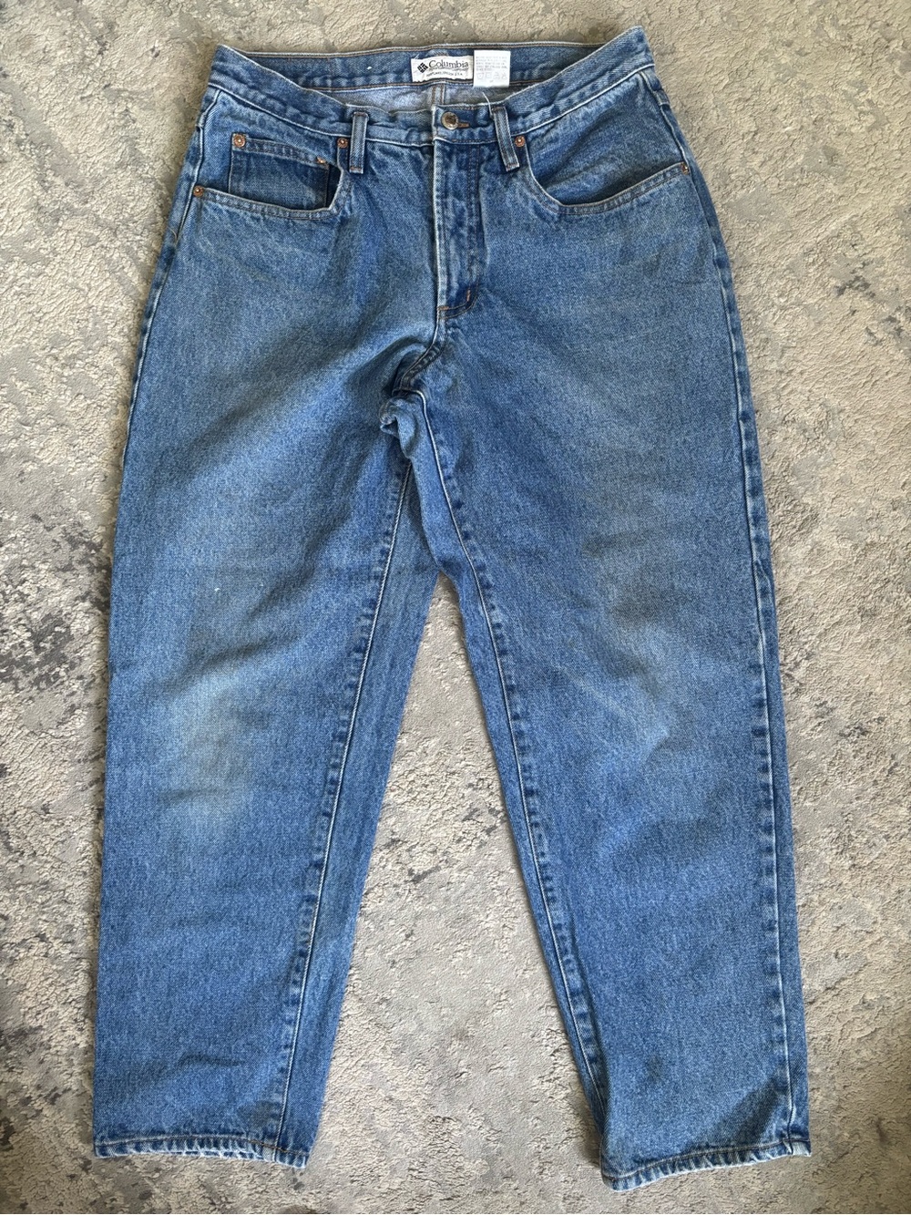 VINTAGE Columbia Men's Classic Blue Denim Jeans 32x31